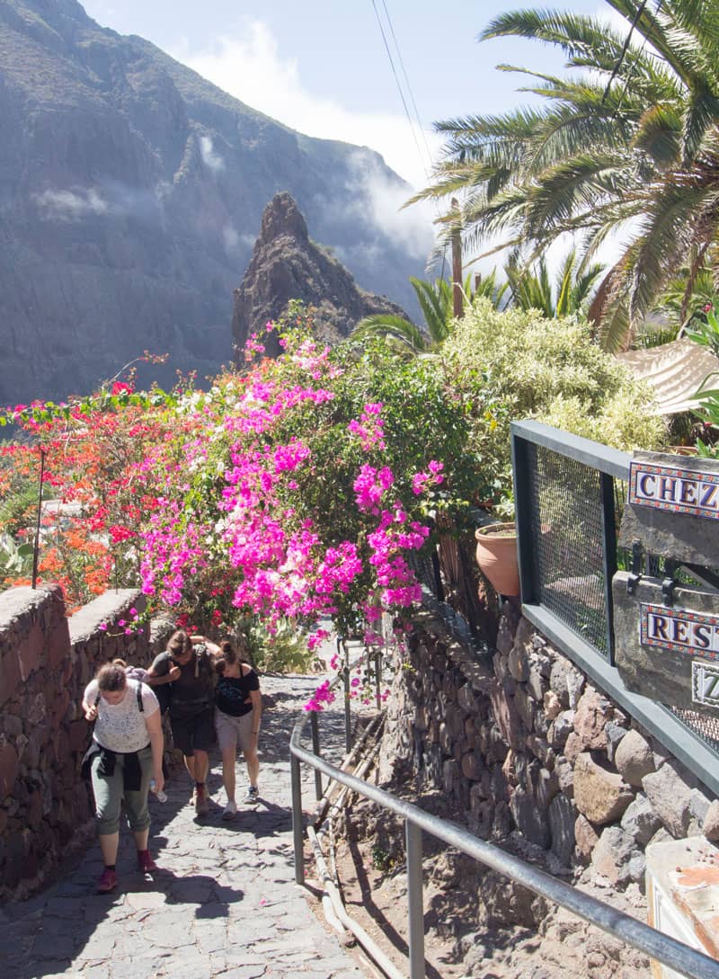 Masca gorge - the way through the village