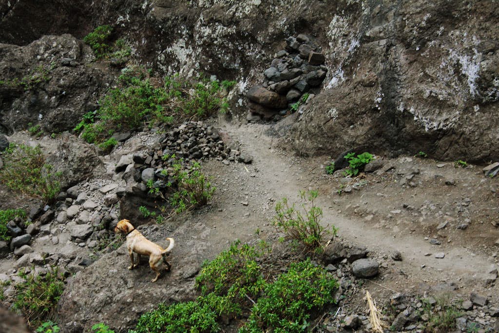 Masca gorge - hiking path