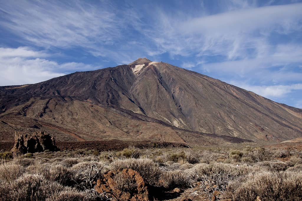 view on the Teide