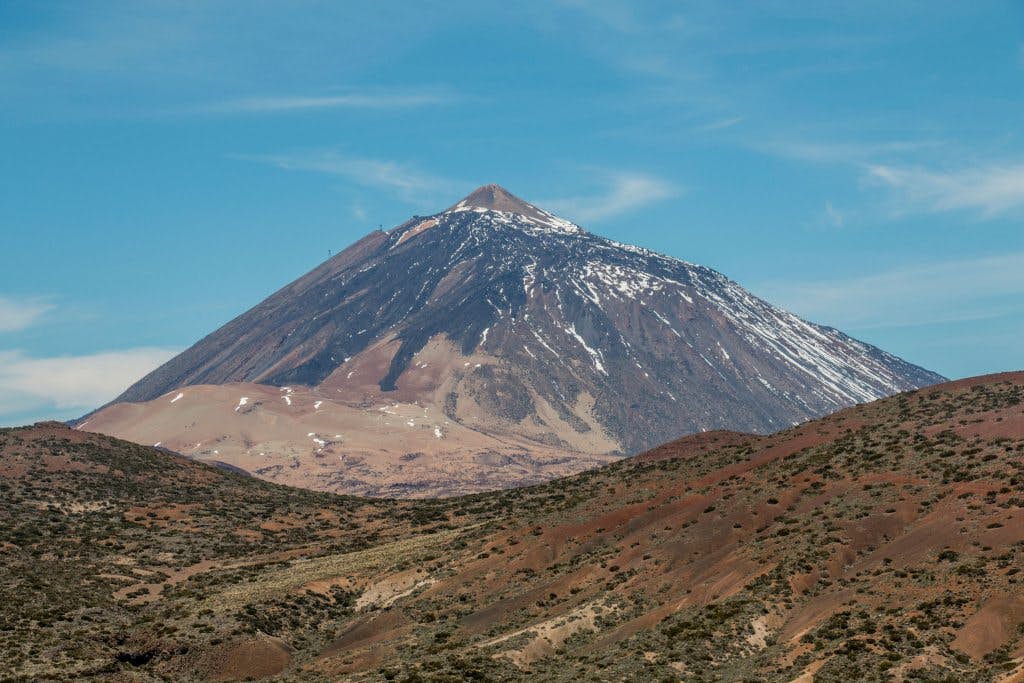 Teide north side view