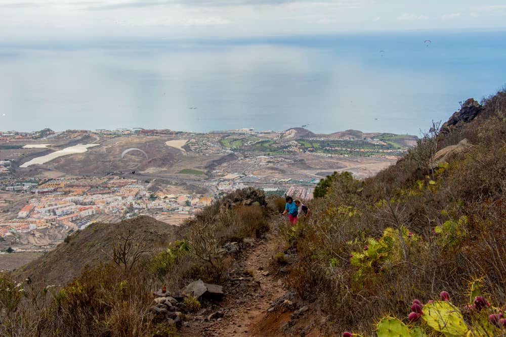 hiking trail over Adeje