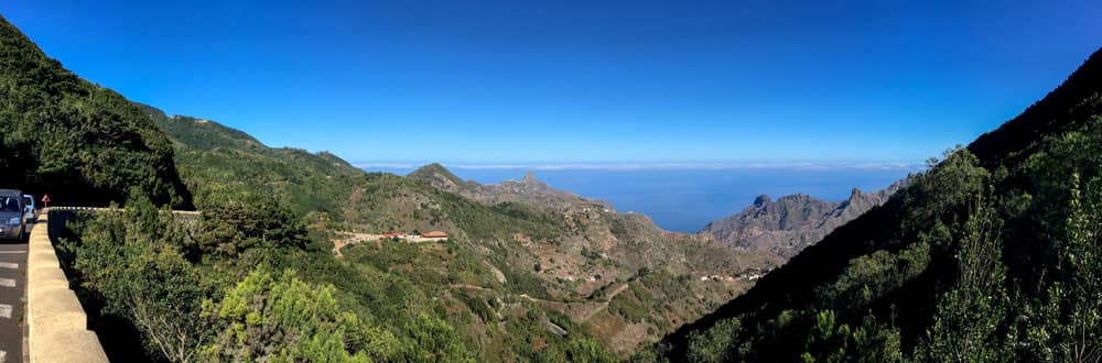 The Anaga mountain road with fantastic views