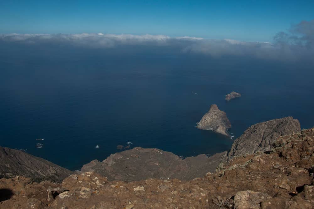 view on the Roques de Anaga