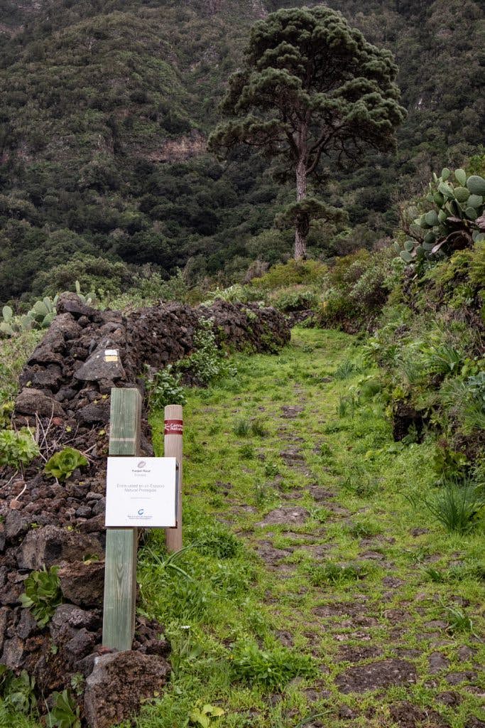 hiking path Mirador de Jinama
