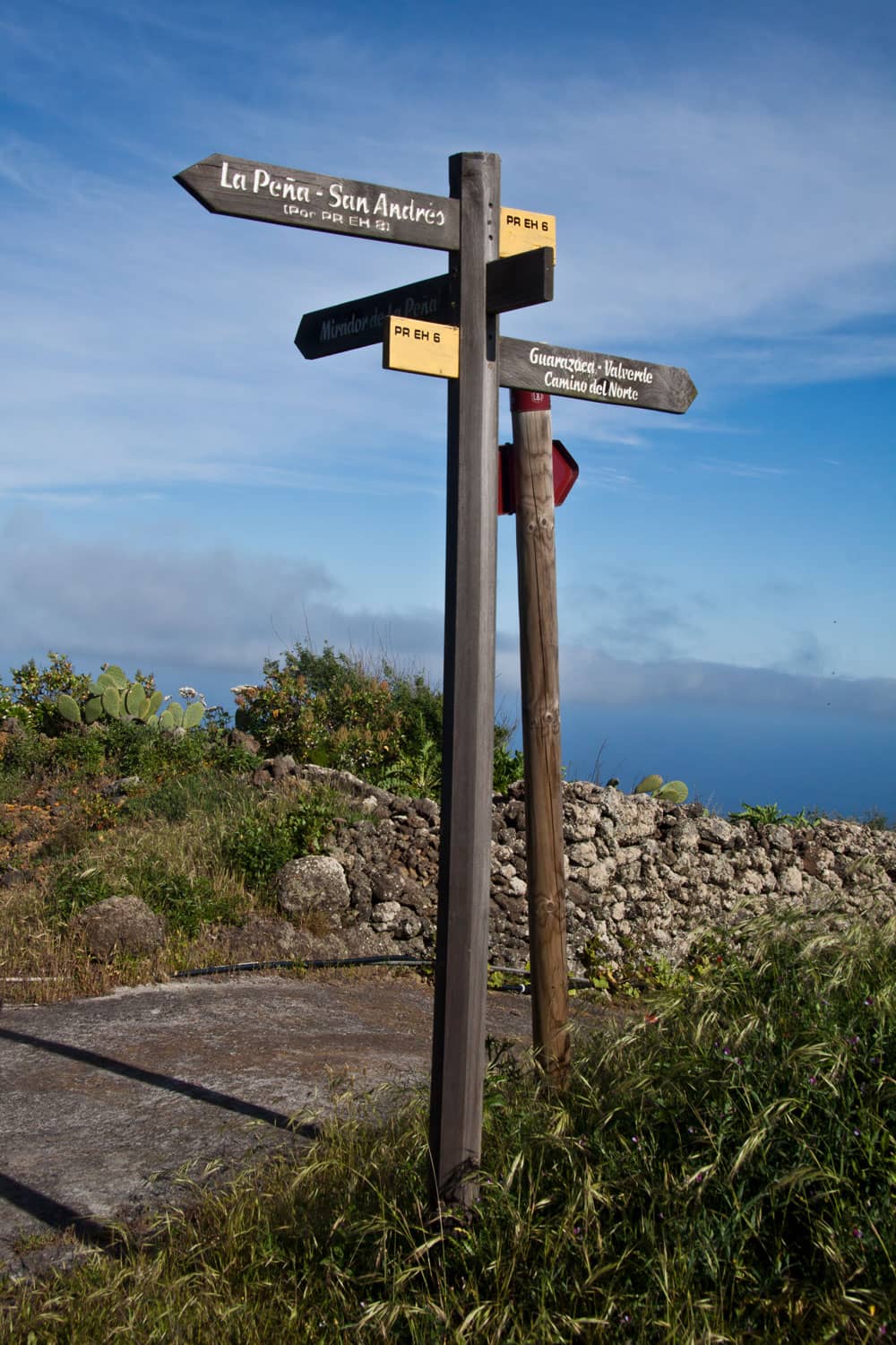 signposts PR EH 6 La Peña