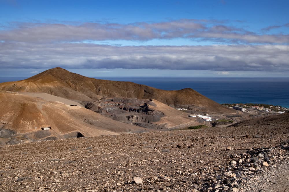 View of the surrounding heights and the Atlantic Ocean