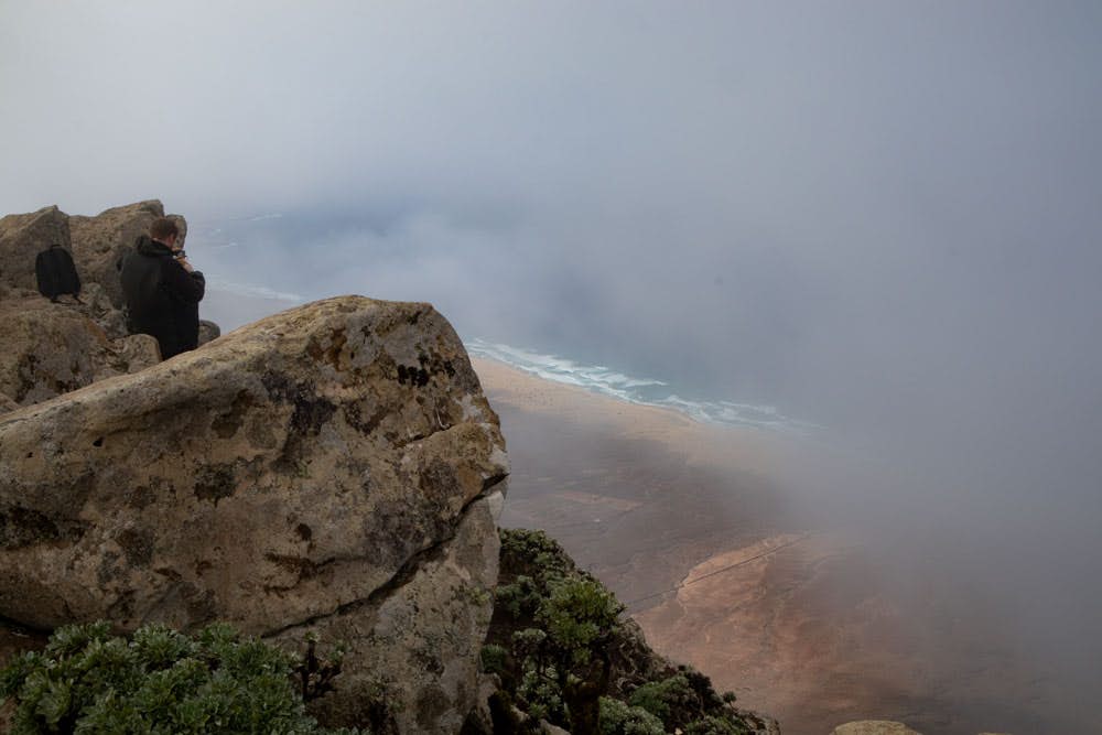 Hiking Canaries - Fuerteventura in clouds
