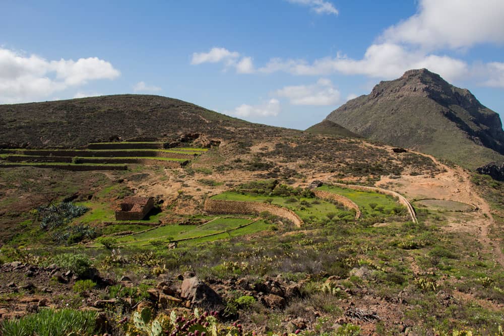 terraces in front of the Conde