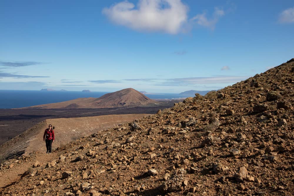 hike on the ridge of Montaña Blanca