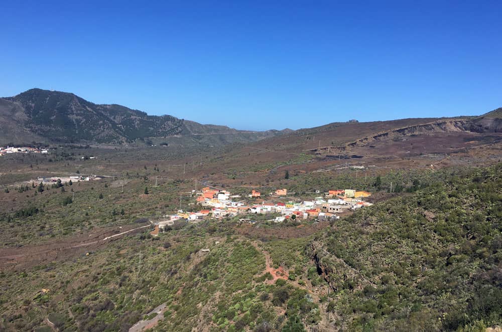 the little canarian village Las Manchas