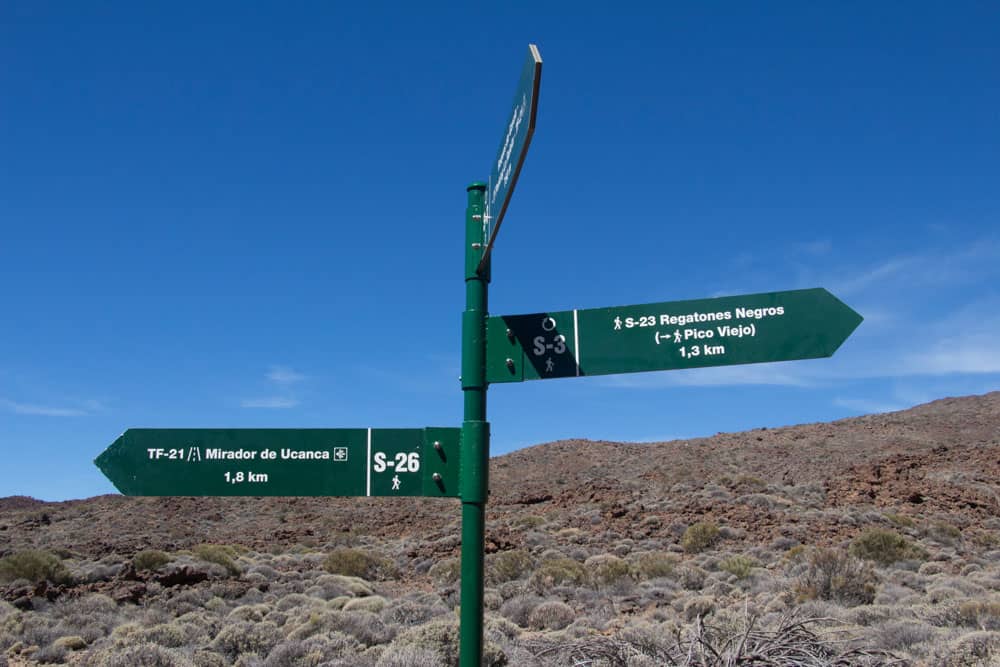 Junction to Pico Viejo