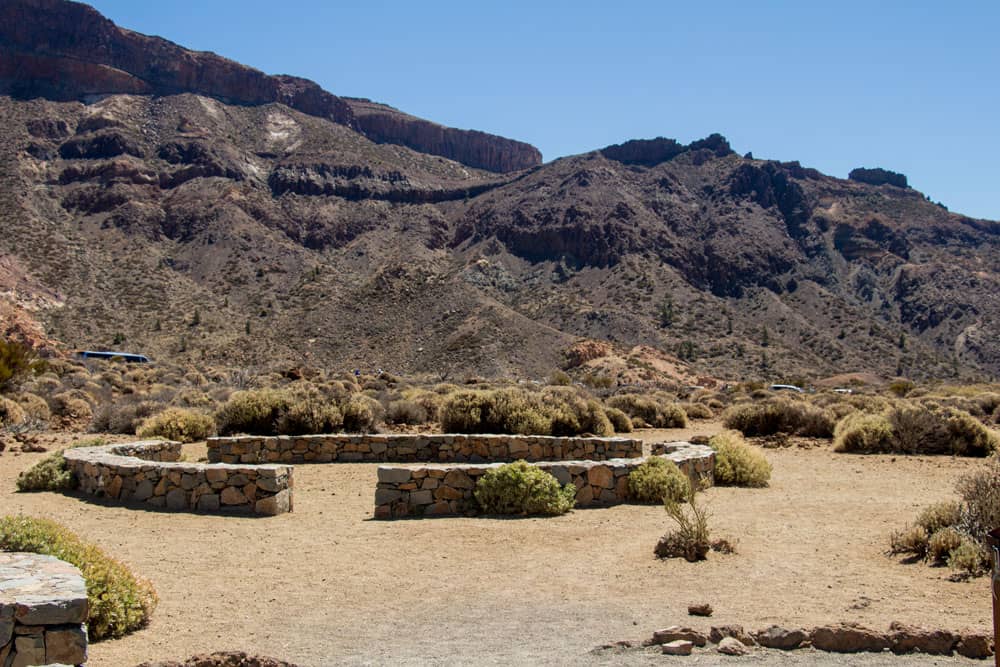 Meeting circle of the Guanches modelled on