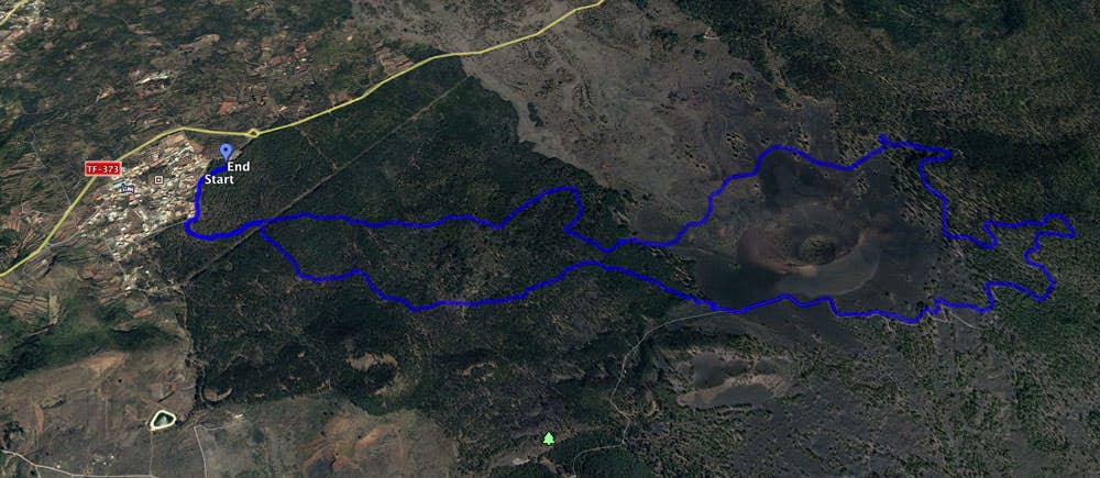 Track Circular Hike around Montaña Negra