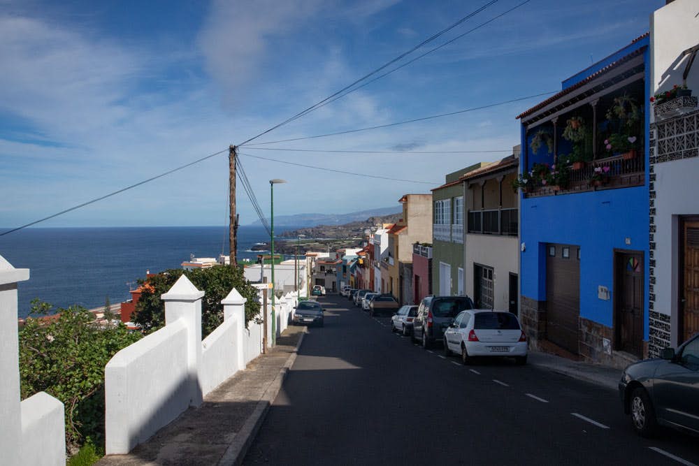 hiking path over the streets of Garachico
