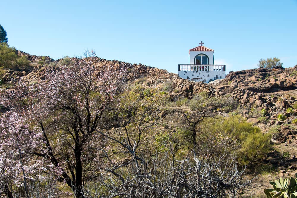 the former chapel above Tamaimo -the chapel was demolished in 2022