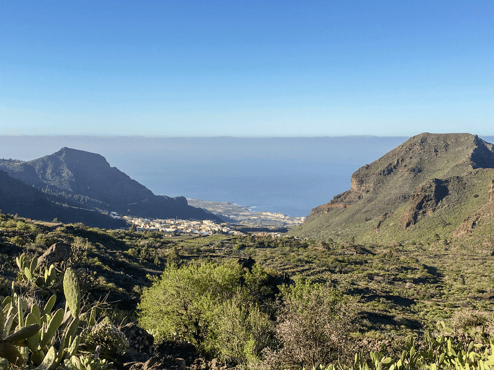 view in the valley of Santiago