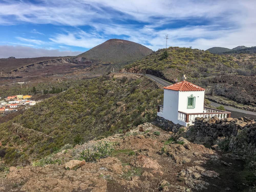 the former chapel over Tamaimo and Las Manchas - the chapel was demolished in 2022