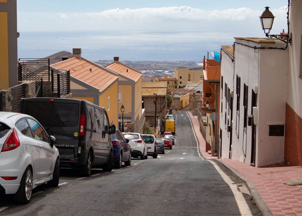 street way back through San Miguel de Abona