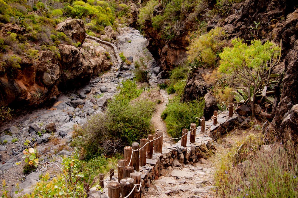 hiking path Barranco del Rey