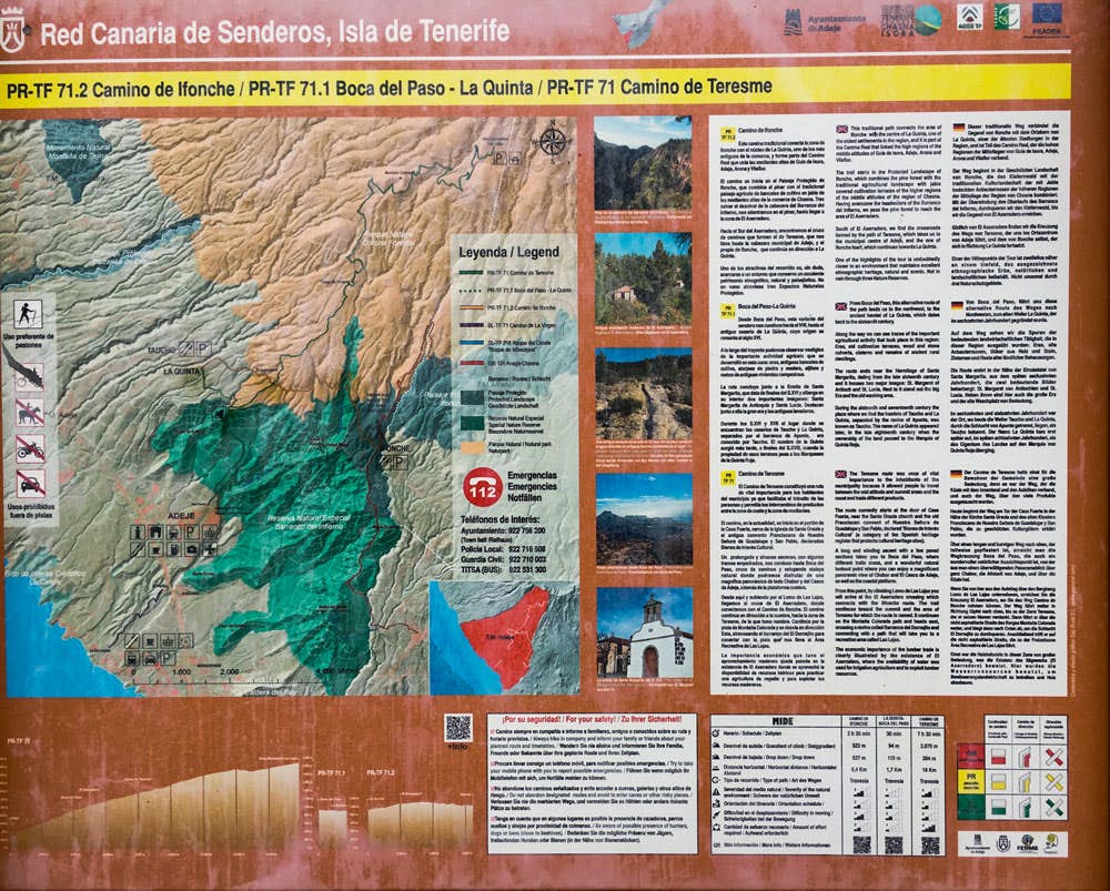Information board - Camino PR TF-71