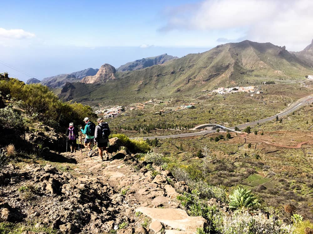 hiking path above Tamaimo and Las Manchas