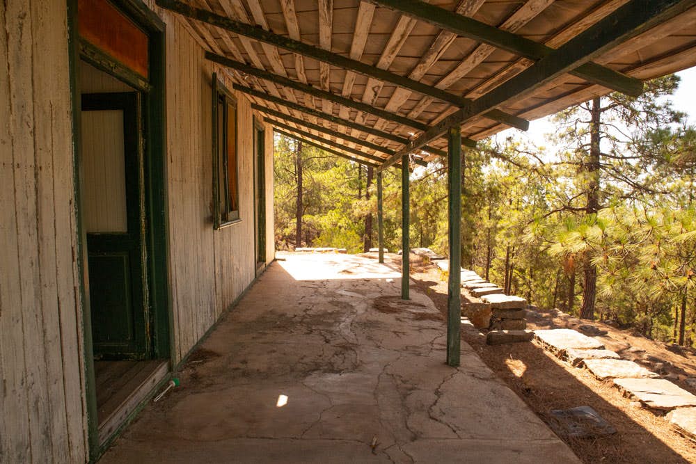 abandoned house veranda - circular Barranco de Erques