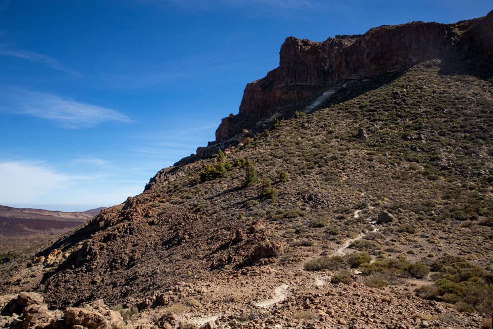 Ascent path - guajara 2