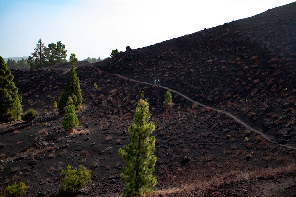 Hiking path along Montaña Negra