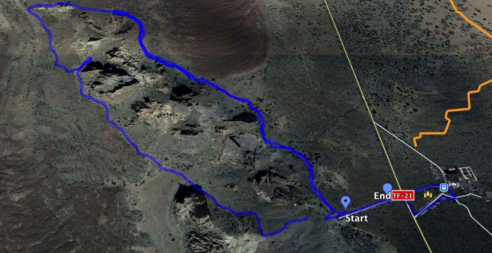 Track around the Roques de García with Parador