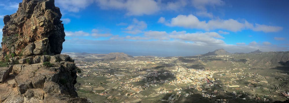 Panorama - Blick vom Roque del Jama