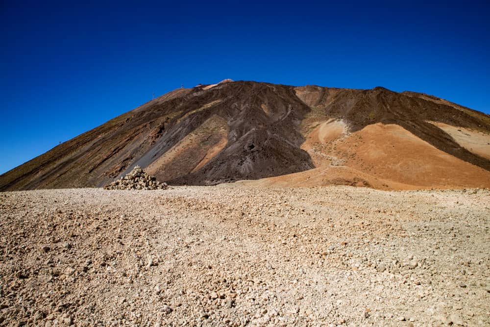 Teide and summit of Montaña Blanca