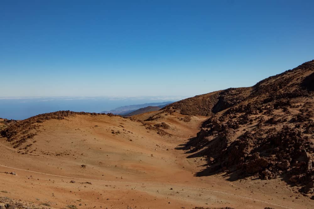 Querweg Nummer 27 zwischen der großen Montaña Blanca Runde und dem Aufstiegsweg Nummer 7