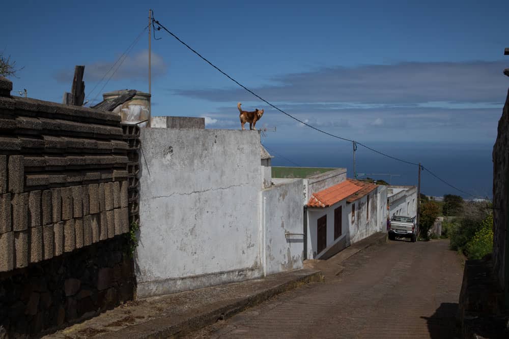 The village Las Juncias on the way Ruigómez