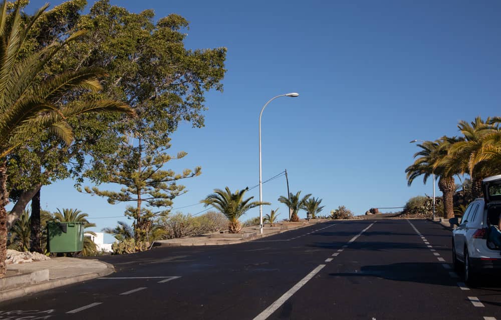 Starting point of the hike: Guía de Isora - Avenida de la Constitución