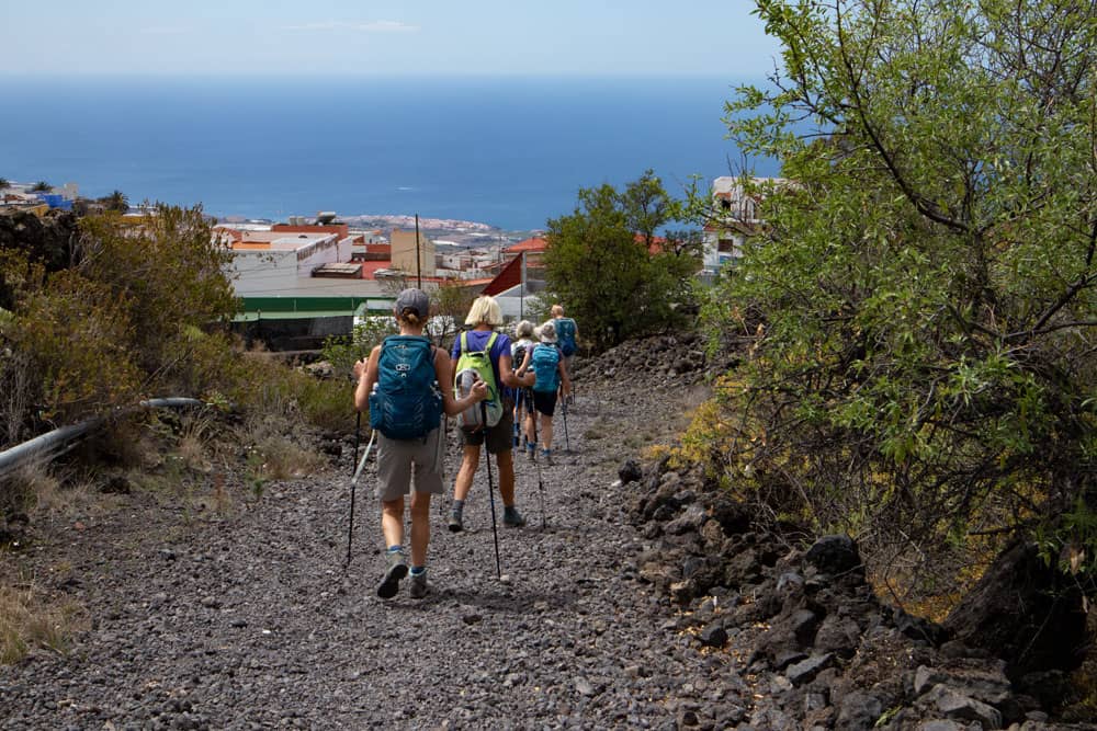 Ruta de senderismo hacia Chío