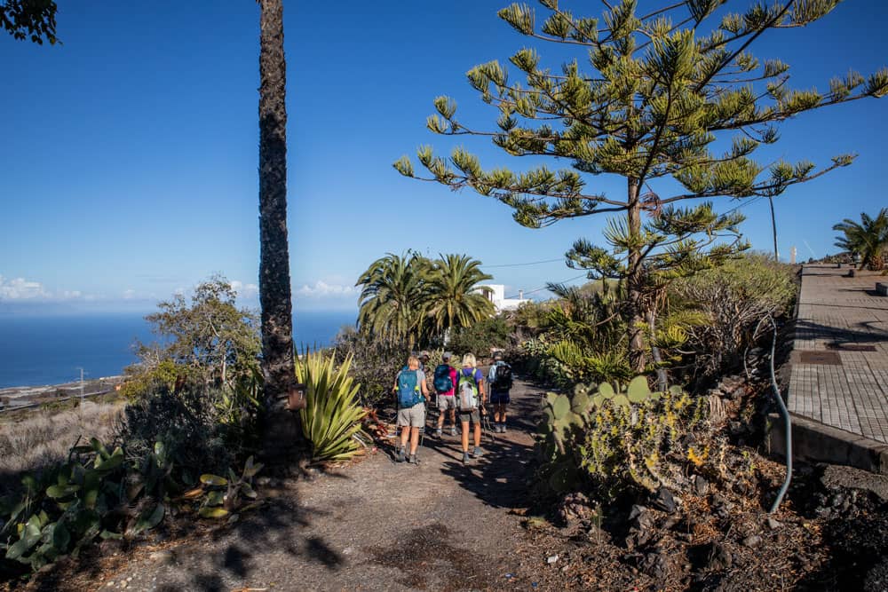 Ruta de senderismo en Guía de Isora - ramal de la calle de la Constitución