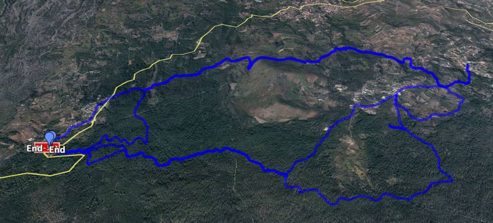 Beide Tracks der Wanderungen La Montañeta zum Kombinieren