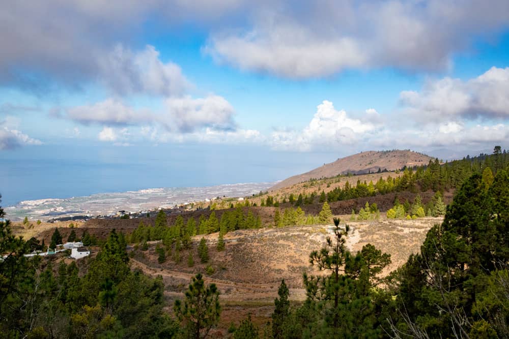 Vista de la costa