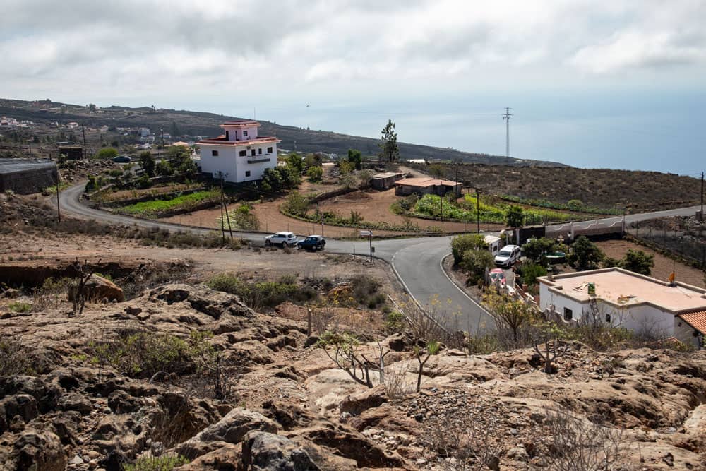 Ausgangspunkt Straßenabzweig bei La Concepción