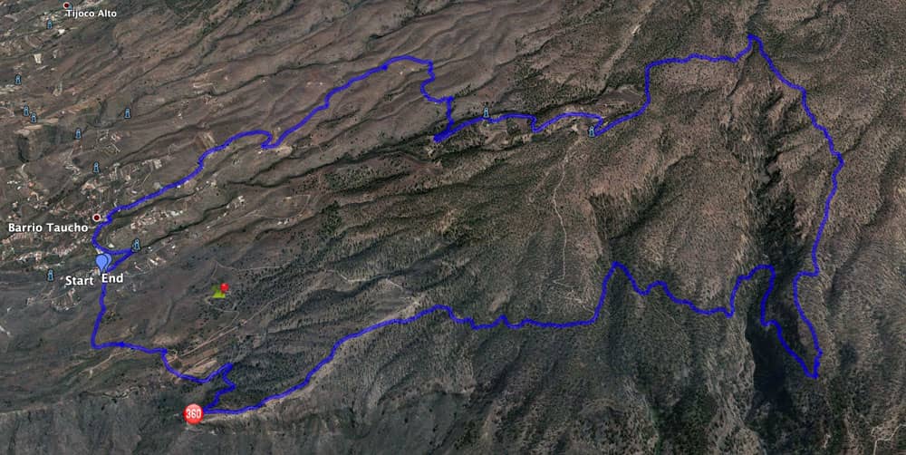 Ruta de senderismo del Gran Bucle de La Quinta