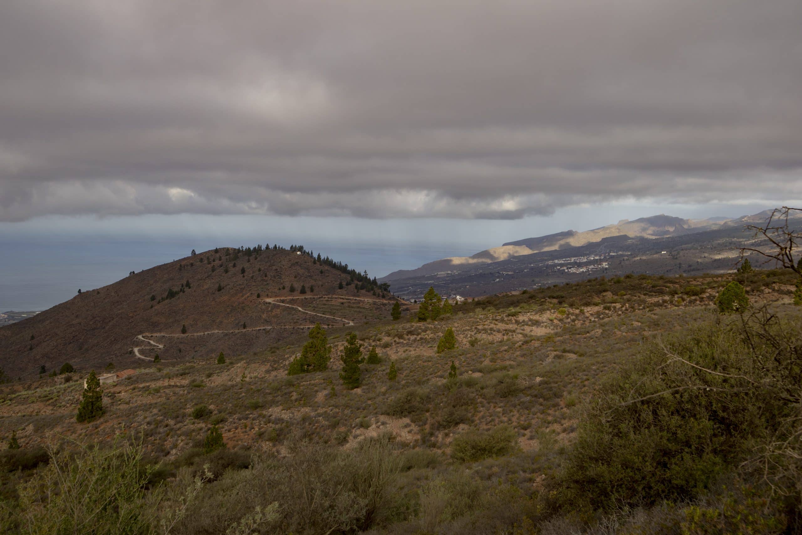 View towards the Teno Mountains on the way to the waterfall