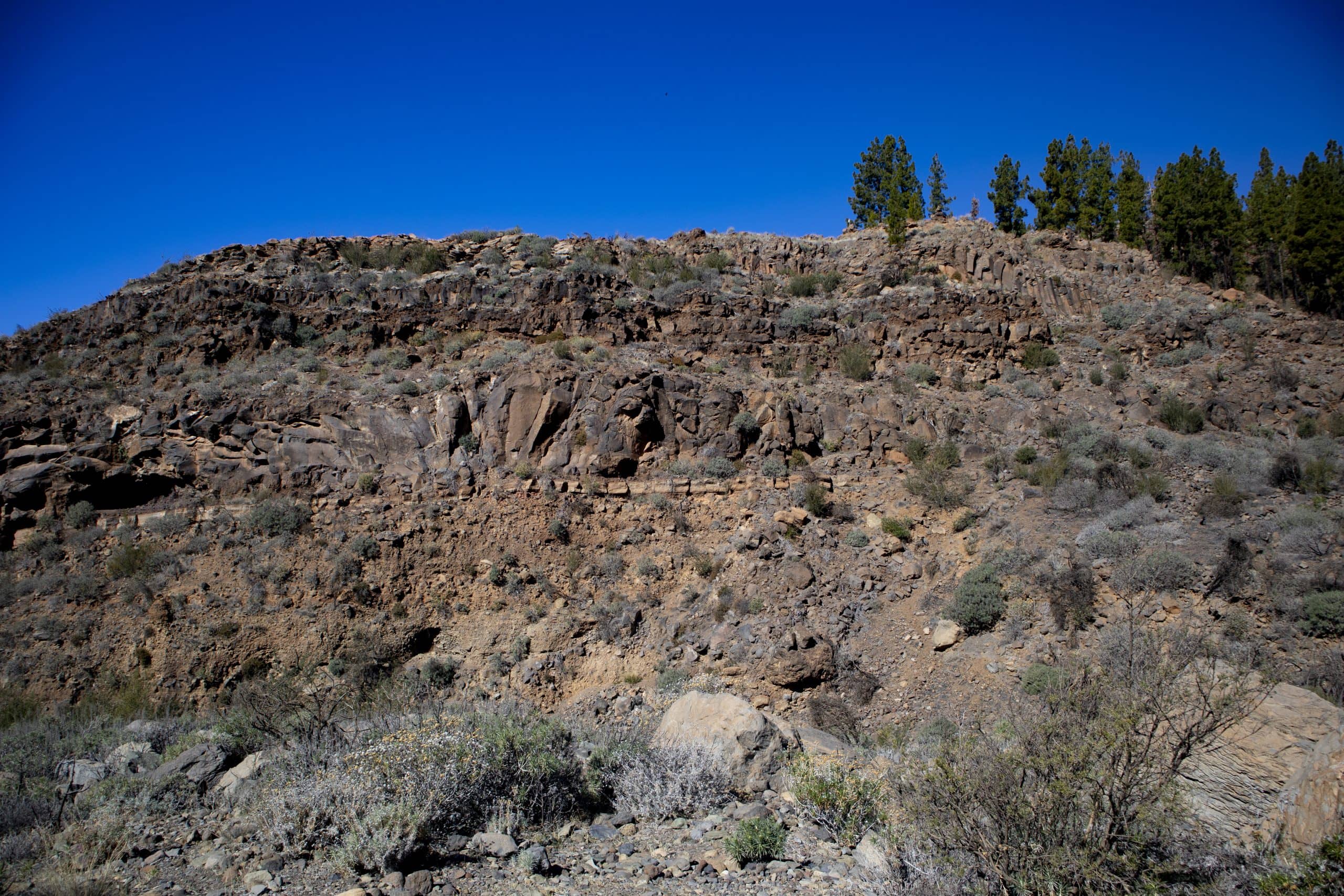 Hike Vera de Erques to the waterfall - rock formation