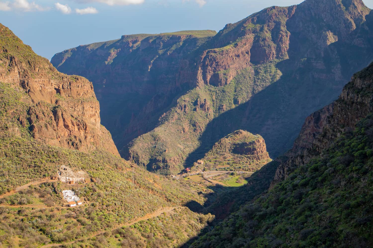 Blick in den Barranco de Guayadeque