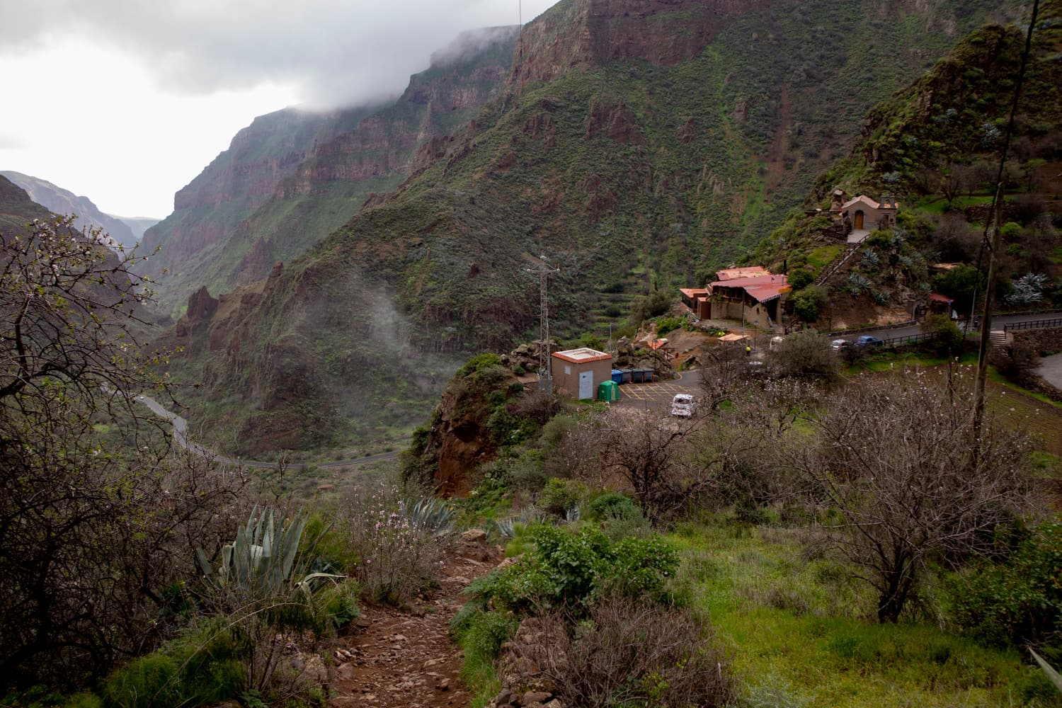 Punto de partida de la caminata - Restaurante Tagoror