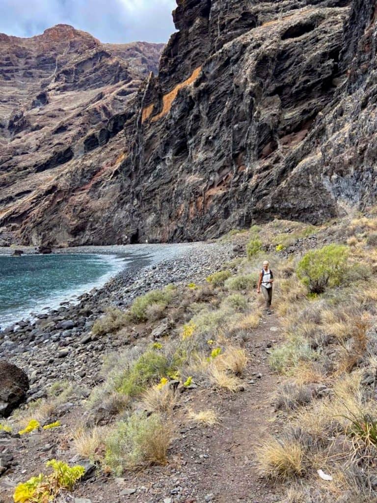 am Strand des Barranco Seco