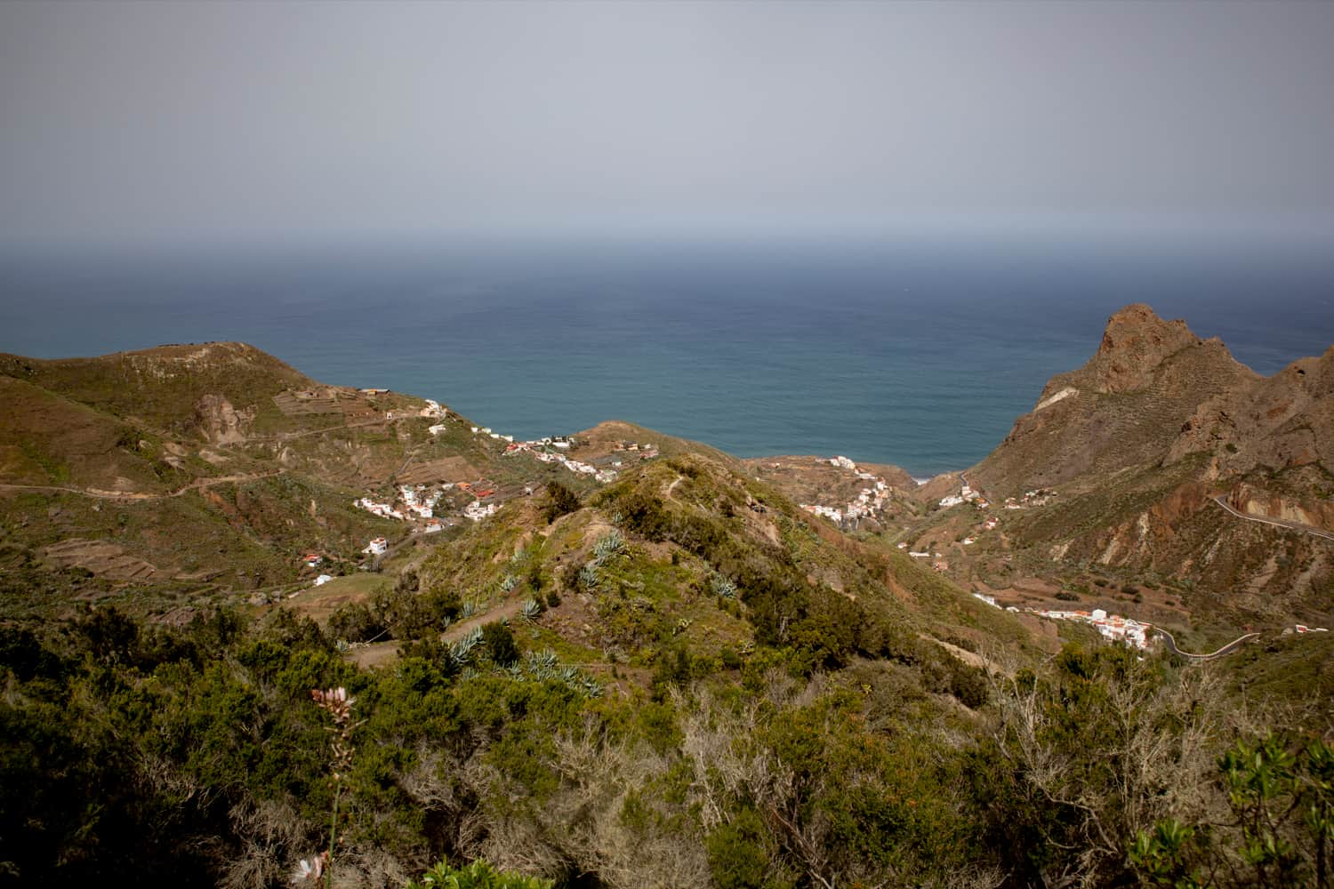 Blick auf Taganana und die umliegenden Dörfer