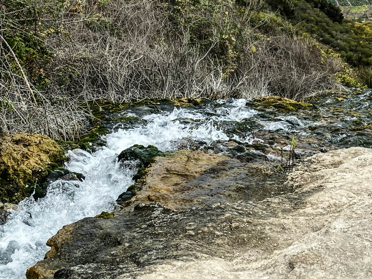 der Wasserfall Cascada Lomo Morín vor 2022
