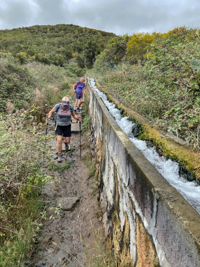 Este es el aspecto que tenía el canal con agua