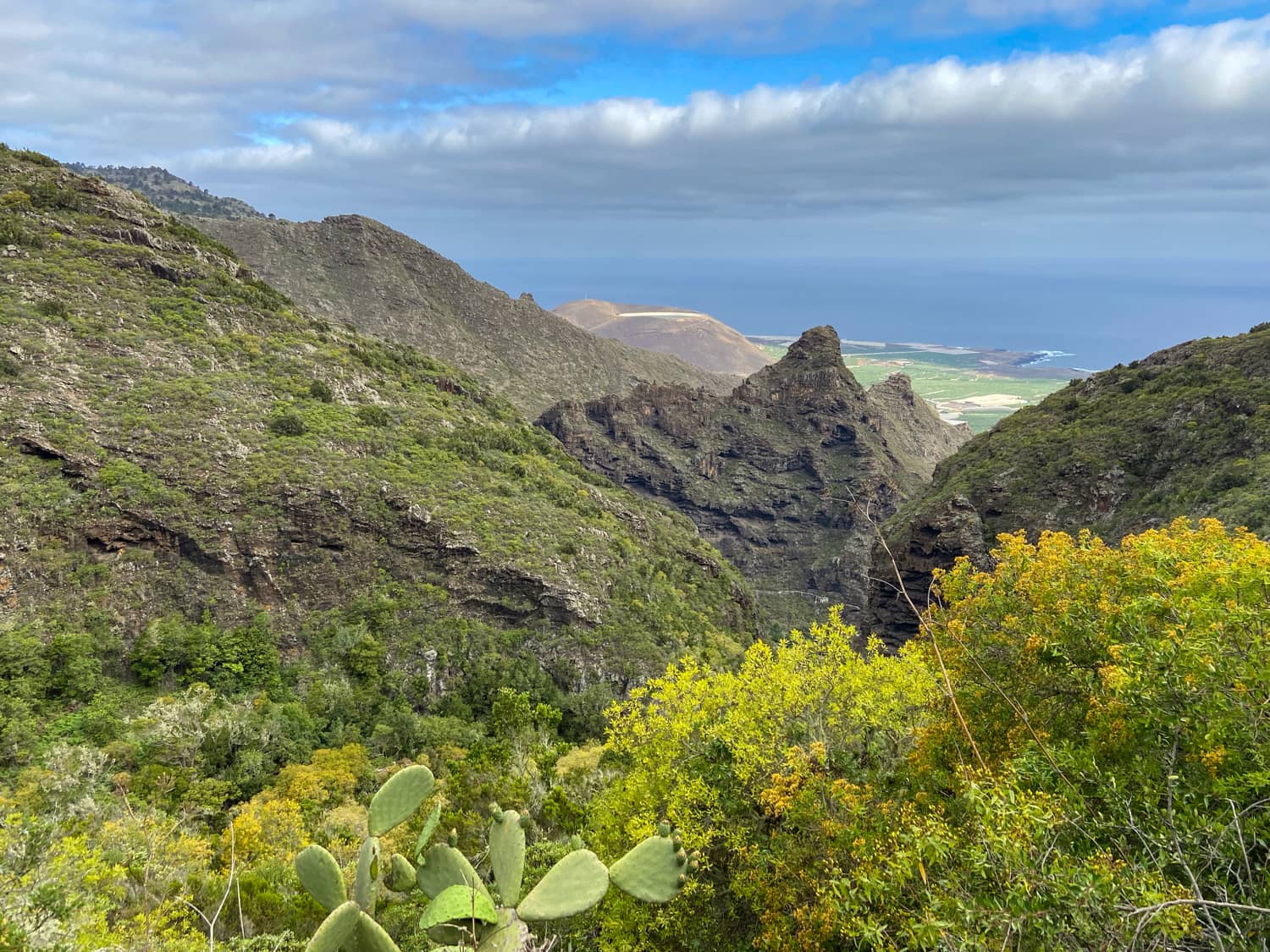 View from the height to the north coast