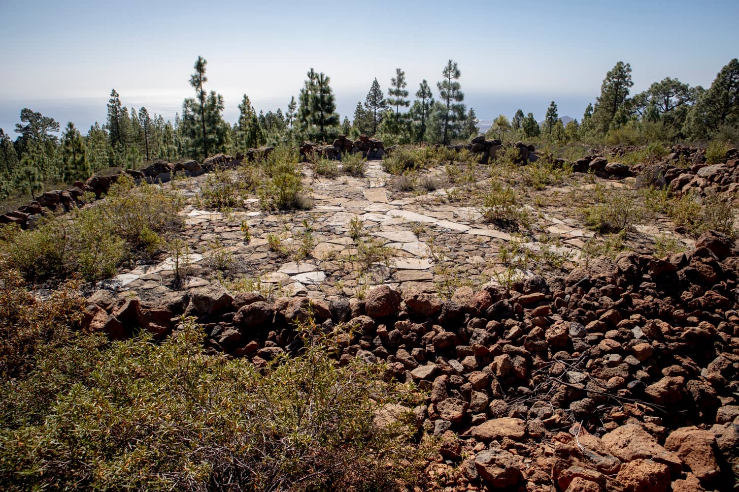 Old threshing floor by the wayside